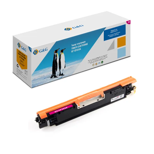 Cartridge G&G 130A для HP CLJ Pro M176/M177, с чипом (1 000), пурпурный (аналог CF353A) в Санкт-Петербурге Cartridge G&G 130A для HP CLJ Pro M176/M177, с чипом (1 000), пурпурный (аналог CF353A) в Санкт-Петербурге