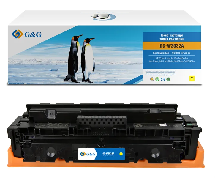 Cartridge G&G 415A для HP CLJ M454/M479, с чипом (2100стр.), желтый (аналог W2032A) в Санкт-Петербурге Cartridge G&G 415A для HP CLJ M454/M479, с чипом (2100стр.), желтый (аналог W2032A) в Санкт-Петербурге