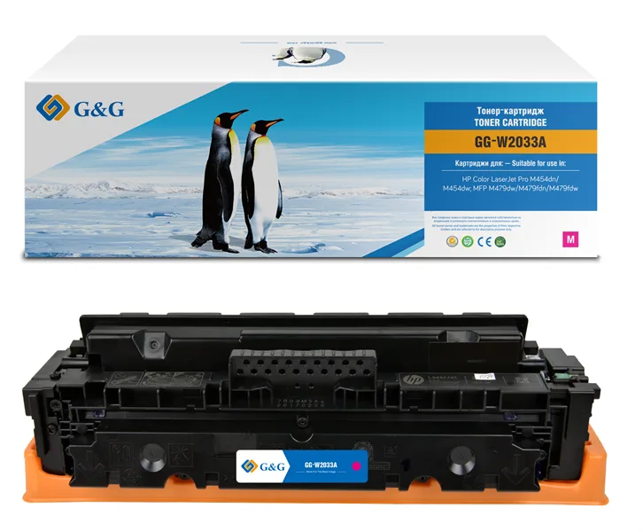Cartridge G&G 415A для HP CLJ M454/M479, с чипом (2 100стр.), пурпурный (аналог W2033A) в Санкт-Петербурге Cartridge G&G 415A для HP CLJ M454/M479, с чипом (2 100стр.), пурпурный (аналог W2033A) в Санкт-Петербурге
