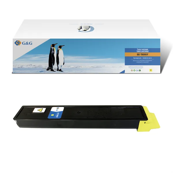 G&G toner cartridge for Kyocera FS-C8020MFP/8025MFP/8520MFP/8525MFP yellow 6 000 pages with chip TK-895Y 1T02K0ANL0 гарантия 12 мес. в Санкт-Петербурге G&G toner cartridge for Kyocera FS-C8020MFP/8025MFP/8520MFP/8525MFP yellow 6 000 pages with chip TK-895Y 1T02K0ANL0 гарантия 12 мес. в Санкт-Петербурге