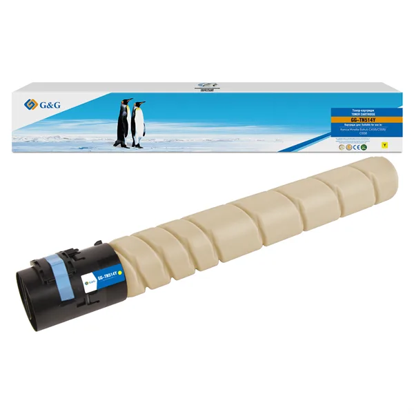 G&G toner-cartridge for Konica Minolta bizhub C458/C558/C658 with chip yellow 26000 pages TN-514Y A9E8250 гарантия 12 мес. в Санкт-Петербурге G&G toner-cartridge for Konica Minolta bizhub C458/C558/C658 with chip yellow 26000 pages TN-514Y A9E8250 гарантия 12 мес. в Санкт-Петербурге