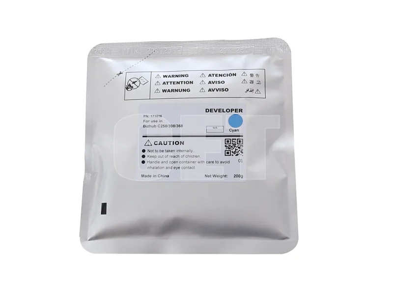 Девелопер для KONICA MINOLTA Bizhub C258/C308/C368 (CET) Cyan, 200г, 600000 стр., CET171016 в Санкт-Петербурге Девелопер для KONICA MINOLTA Bizhub C258/C308/C368 (CET) Cyan, 200г, 600000 стр., CET171016 в Санкт-Петербурге