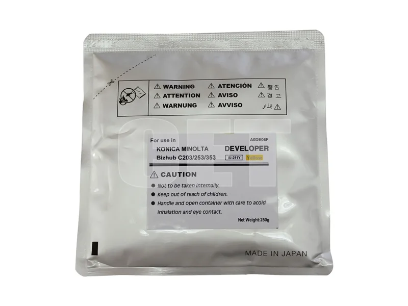 Девелопер для KONICA MINOLTA Bizhub C200/C203/C253/C353 (CET) Yellow, 250г/пак, 75000 стр., CET6825 в Санкт-Петербурге Девелопер для KONICA MINOLTA Bizhub C200/C203/C253/C353 (CET) Yellow, 250г/пак, 75000 стр., CET6825 в Санкт-Петербурге