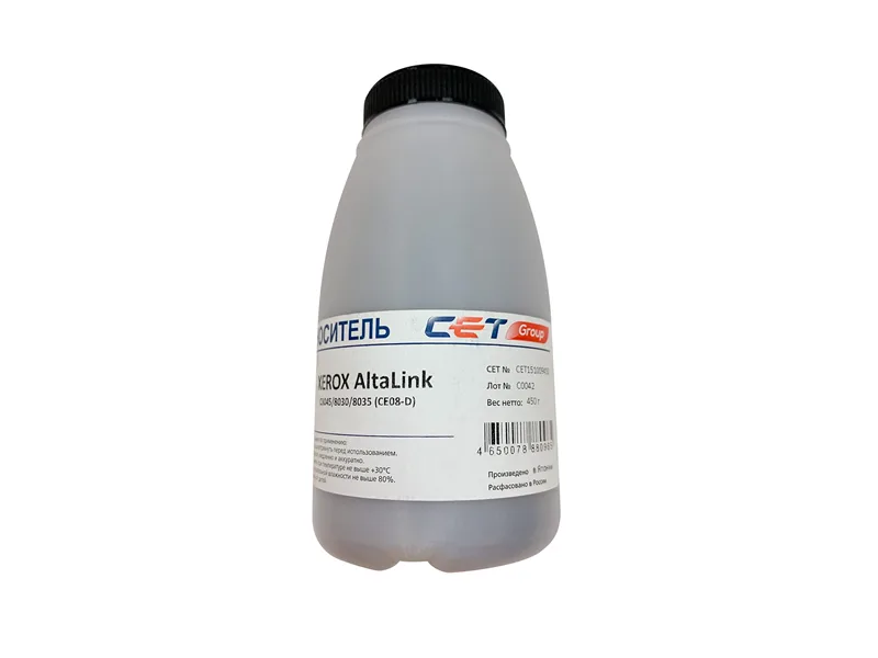 Носитель (девелопер) CE08-D для XEROX AltaLink C8045/8030/8035, Color C60/70 (Japan), 450г/бут, (унив.), CET151009450 в Санкт-Петербурге Носитель (девелопер) CE08-D для XEROX AltaLink C8045/8030/8035, Color C60/70 (Japan), 450г/бут, (унив.), CET151009450 в Санкт-Петербурге