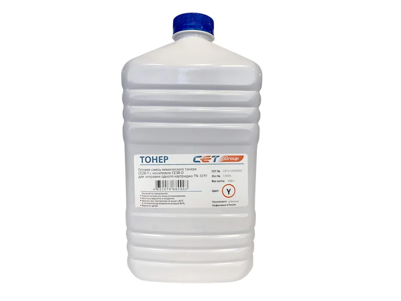 Тонер (CPT) + носитель CE28 TN-324Y для KONICA MINOLTA Bizhub C258/308/368 (Japan) Yellow, 550г/бут, CET111055550, TN-324Y в Санкт-Петербурге Тонер (CPT) + носитель CE28 TN-324Y для KONICA MINOLTA Bizhub C258/308/368 (Japan) Yellow, 550г/бут, CET111055550, TN-324Y в Санкт-Петербурге