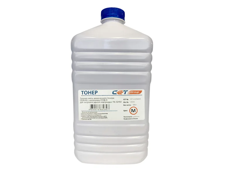Тонер (CPT) + носитель CE28 TN-324M для KONICA MINOLTA Bizhub C258/308/368 (Japan) Magenta, 550г/бут, CET111054550, TN-324M в Санкт-Петербурге Тонер (CPT) + носитель CE28 TN-324M для KONICA MINOLTA Bizhub C258/308/368 (Japan) Magenta, 550г/бут, CET111054550, TN-324M в Санкт-Петербурге