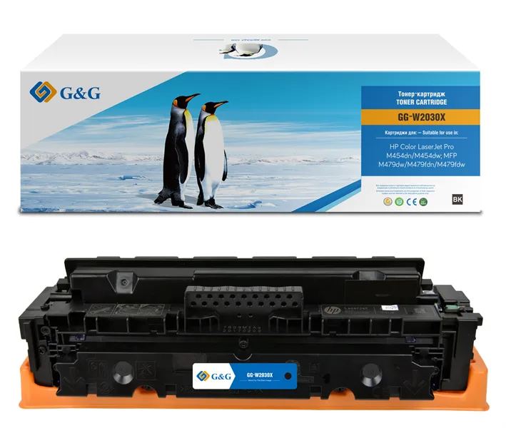 Cartridge G&G 415X для HP CLJ M454/M479, с чипом (7 500стр.), черный (аналог W2030X) в Санкт-Петербурге Cartridge G&G 415X для HP CLJ M454/M479, с чипом (7 500стр.), черный (аналог W2030X) в Санкт-Петербурге