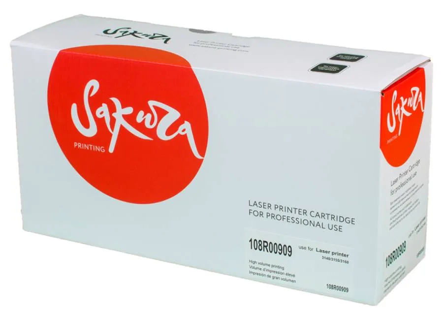 Картридж Sakura SA108R00909 (чёрный) Картридж Sakura SA108R00909 (чёрный)