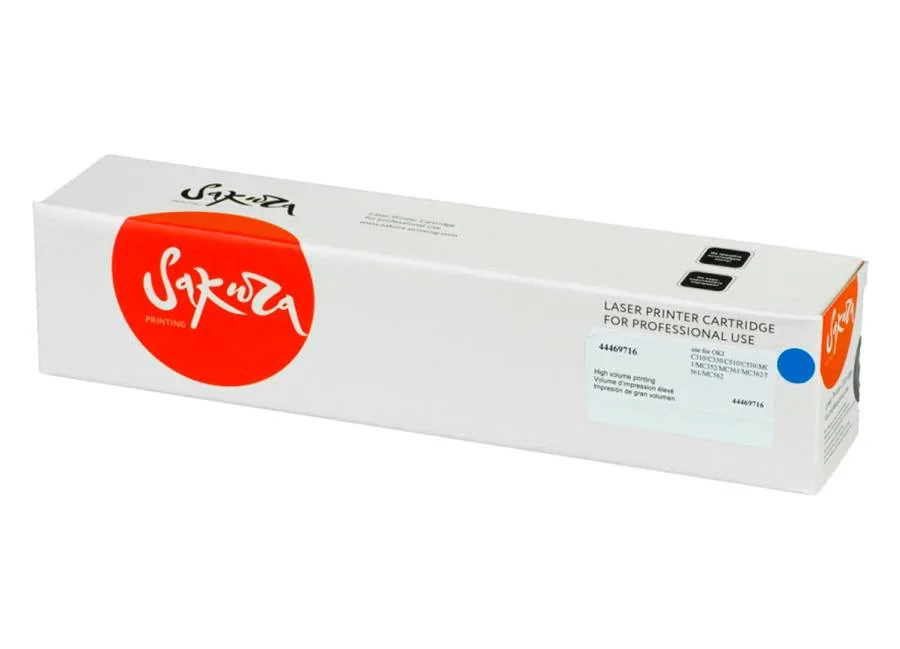 Картридж Sakura SA44469716 (синий)