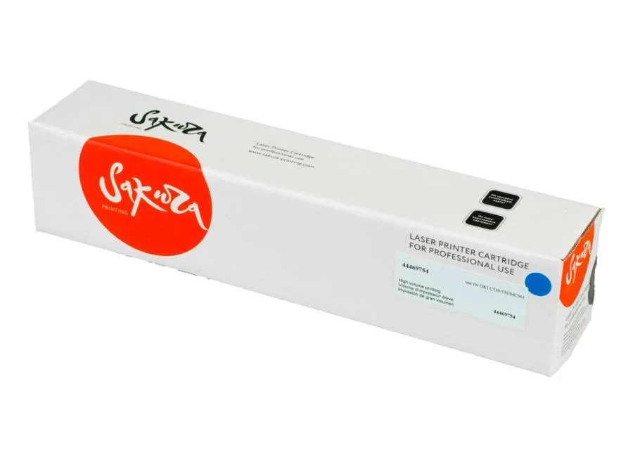 Картридж Sakura SA44469754 (синий)