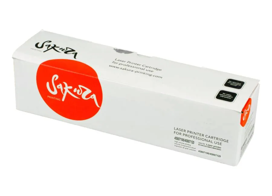Картридж Sakura SA45807106/45807120 (чёрный) Картридж Sakura SA45807106/45807120 (чёрный)