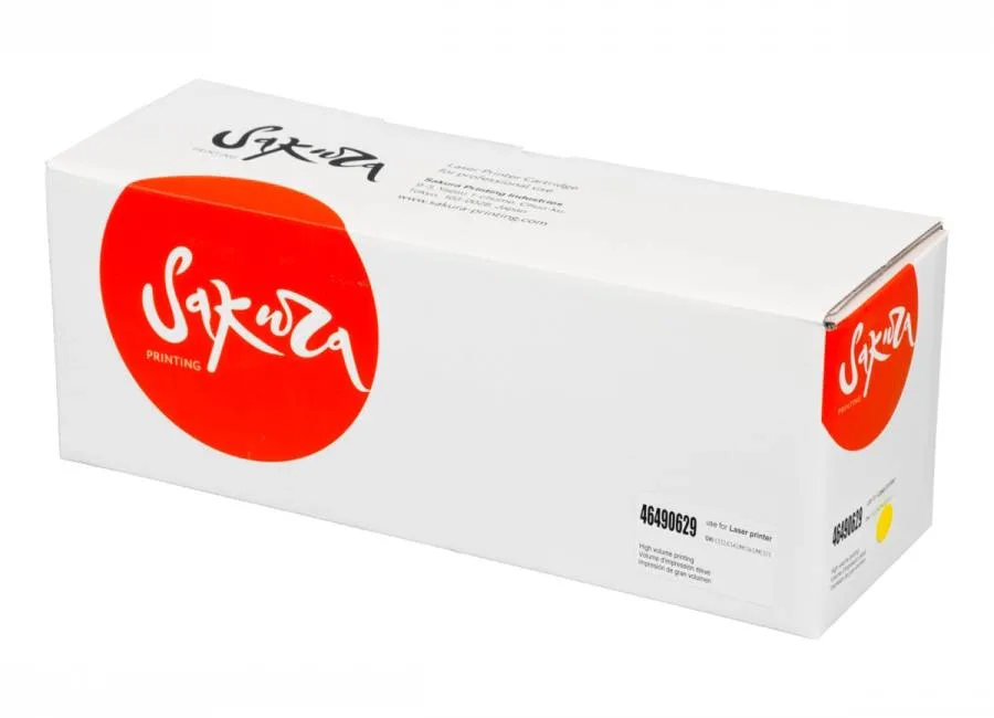 Картридж Sakura SA46490629 (желтый) Картридж Sakura SA46490629 (желтый)