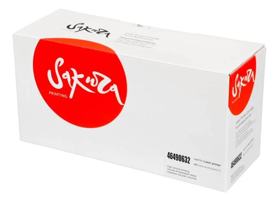 Картридж Sakura SA46490632 (чёрный) Картридж Sakura SA46490632 (чёрный)