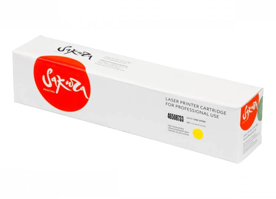 Картридж Sakura SA46508733 (желтый) Картридж Sakura SA46508733 (желтый)