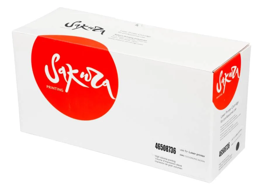 Картридж Sakura SA46508736 (чёрный) Картридж Sakura SA46508736 (чёрный)