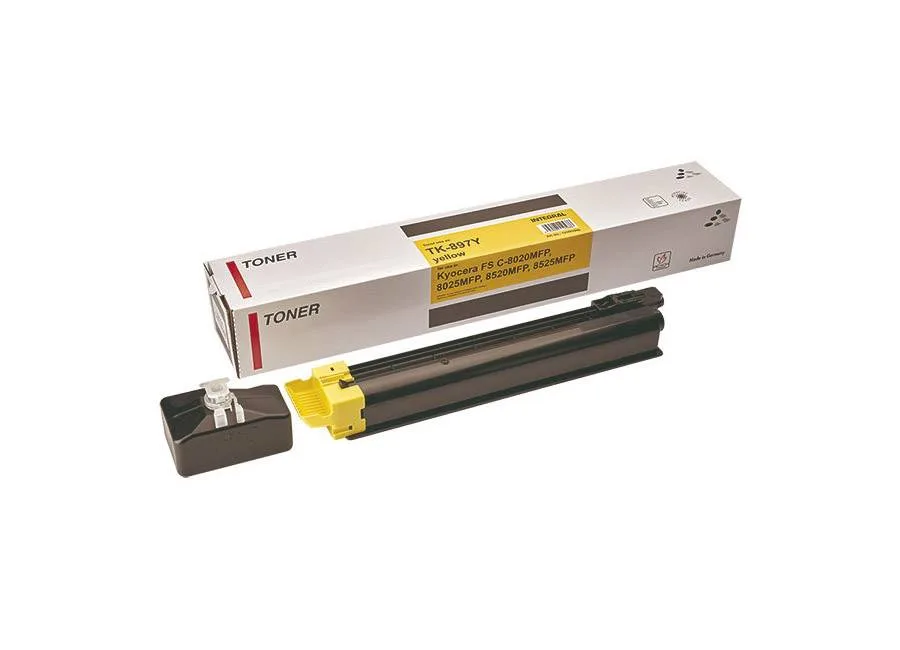 Тонер-картридж Integral TK-895Y с чипом для Kyocera